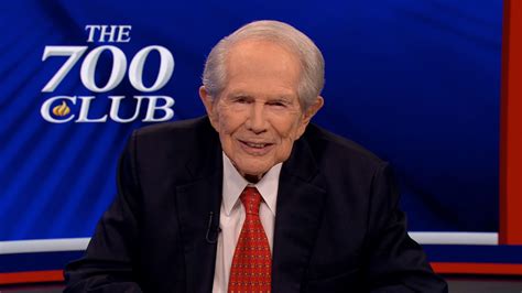 The 700 Club with Pat Robertson .